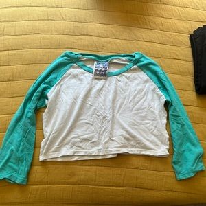 Jungmaven cropped baseball tee